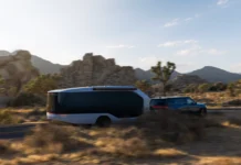 World’s first self-driving camper attacks the vilest part of RV life electric camper van