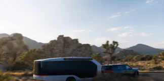 World’s first self-driving camper attacks the vilest part of RV life electric camper van